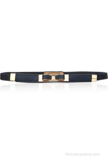 Calvino Girls Casual, Evening/Party Blue Artificial Leather Belt(Blue